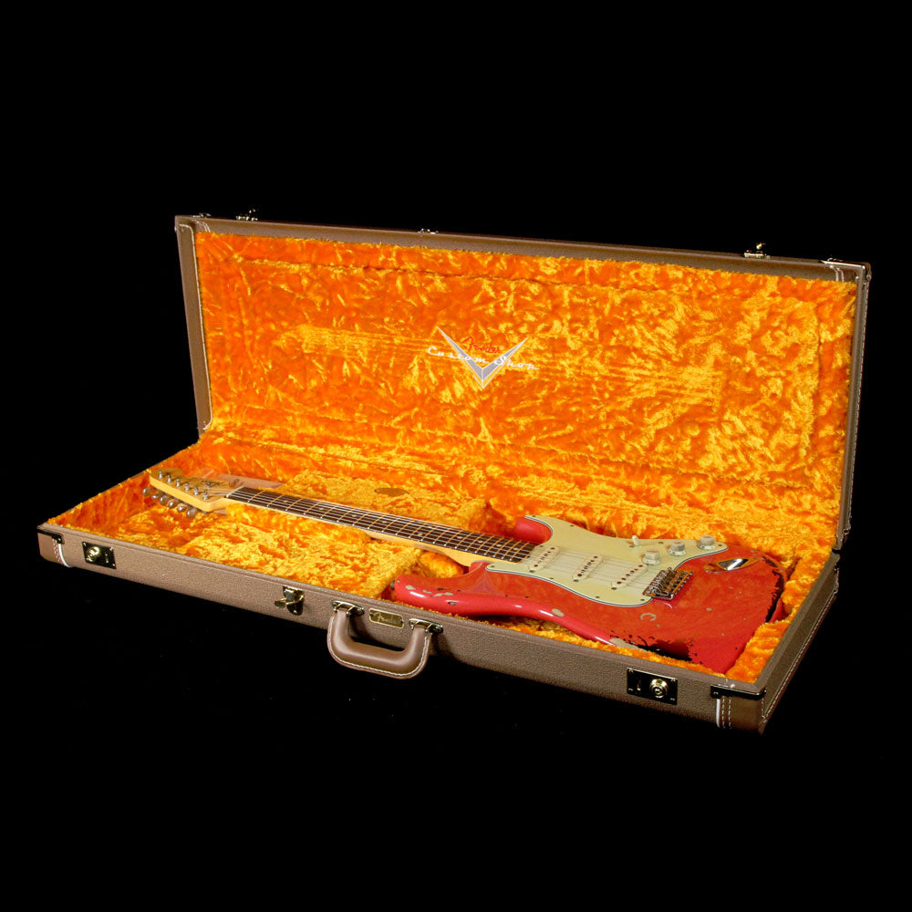 Fender Custom Shop Michael Landau Signature 1963 Stratocaster Fiesta Red over 3-Tone Sunburst — 8