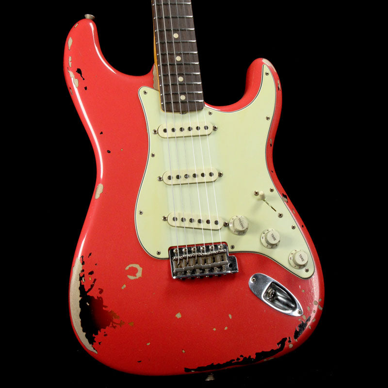 Fender Custom Shop Michael Landau Signature 1963 Stratocaster Fiesta Red over 3-Tone Sunburst — 1