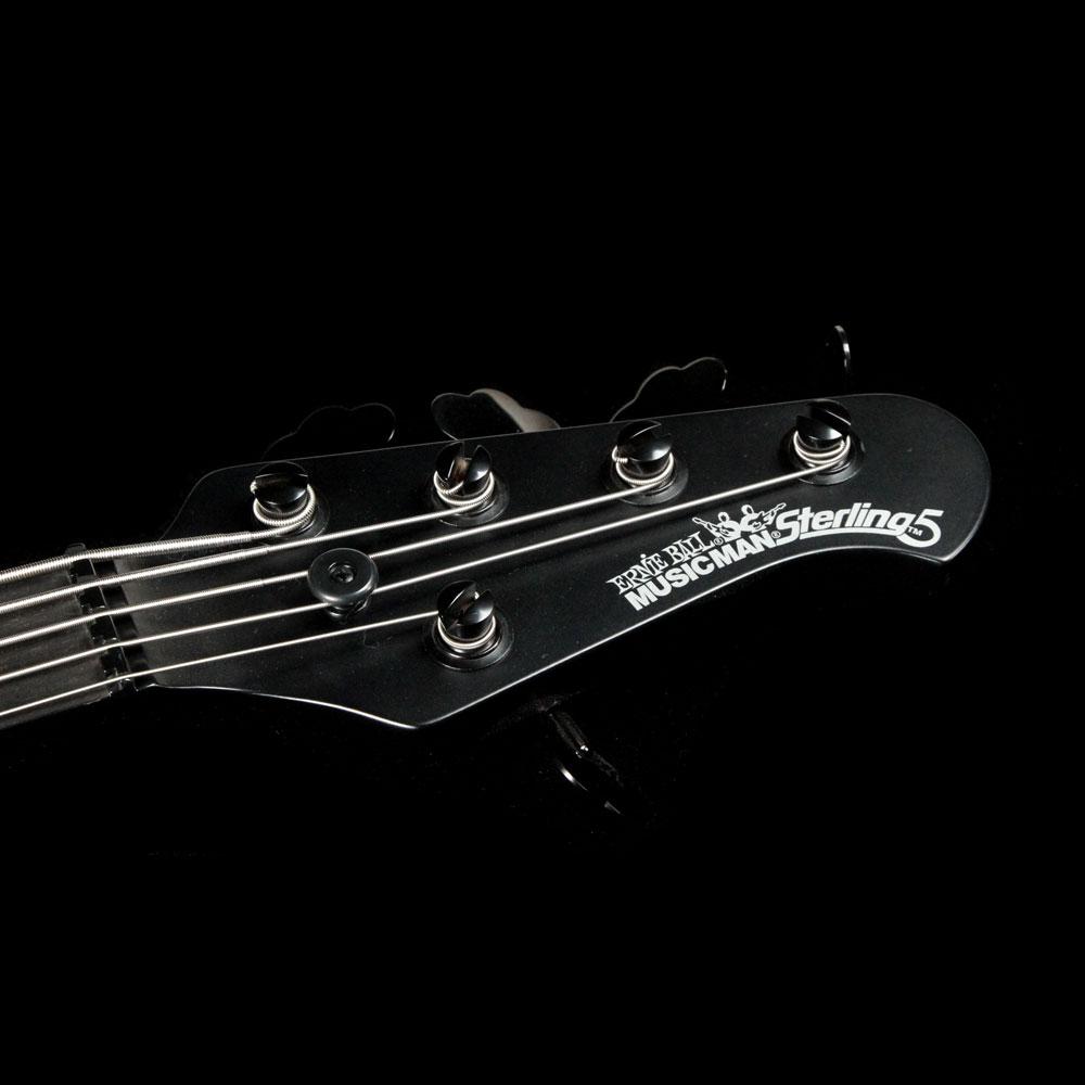 Ernie Ball Music Man Sterling HH 5-String Bass Stealth Black — 4