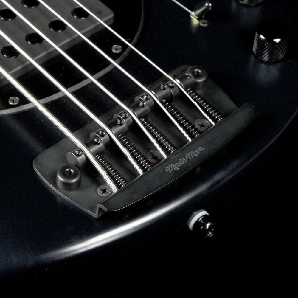Ernie Ball Music Man Sterling HH 5-String Bass Stealth Black — 5