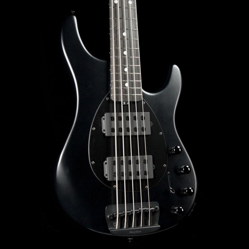 Ernie Ball Music Man Sterling HH 5-String Bass Stealth Black — 1