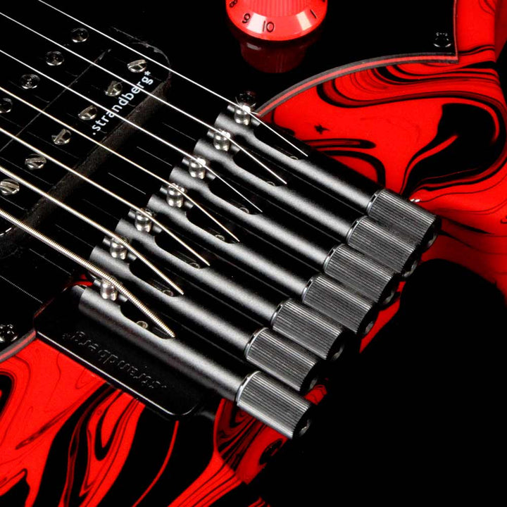 Strandberg Singularity Per Nilsson Signature Black and Red Swirl