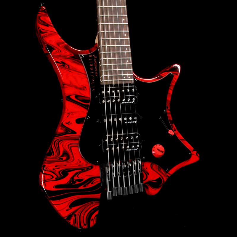 Strandberg Singularity Per Nilsson Signature Black and Red Swirl
