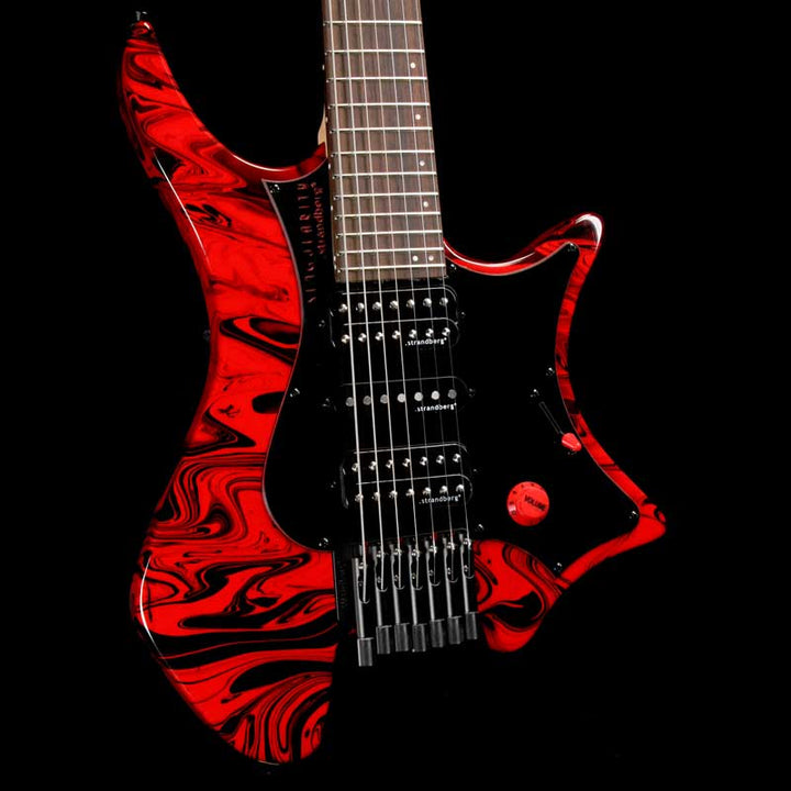 Strandberg Singularity Per Nilsson Signature Black and Red Swirl