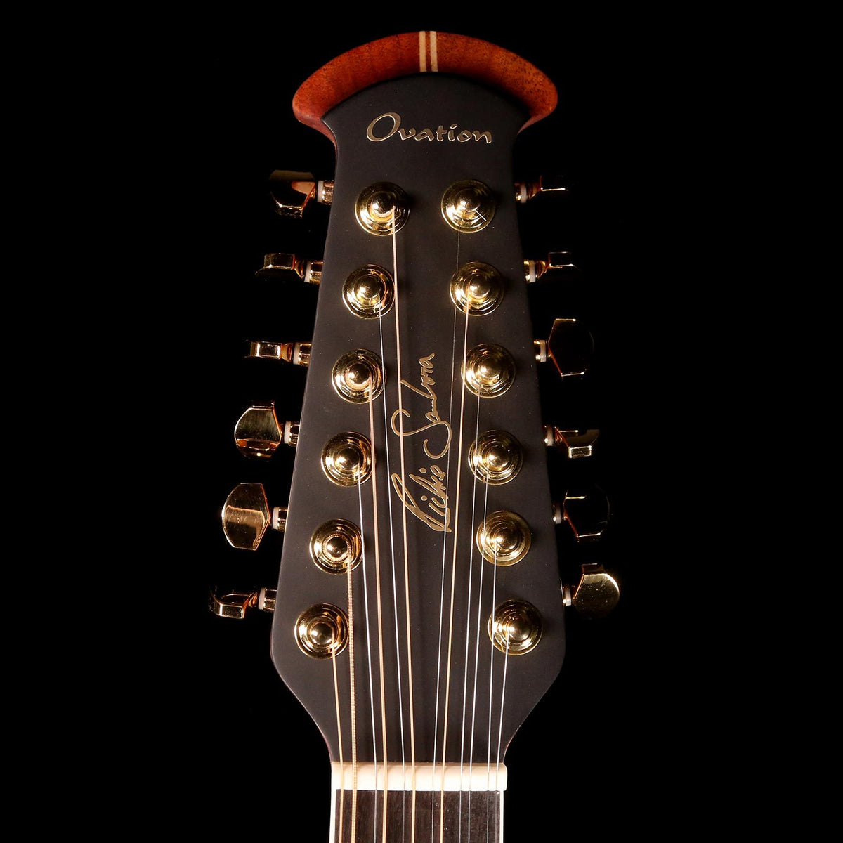 Ovation Richie Sambora Signature Elite Double Neck Gloss Black — 5