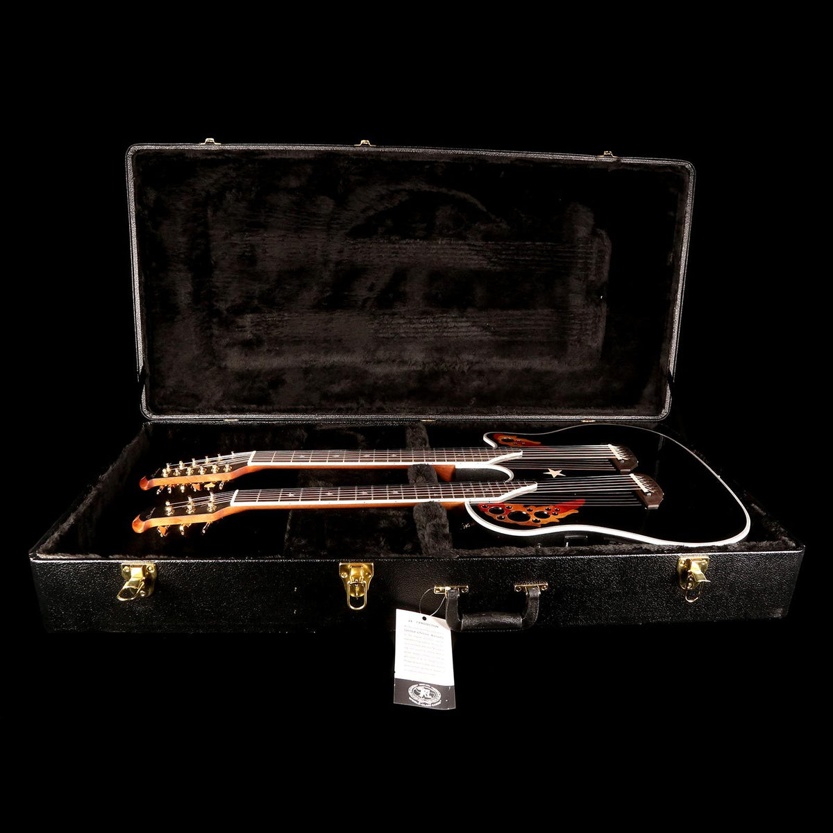 Ovation Richie Sambora Signature Elite Double Neck Gloss Black — 7