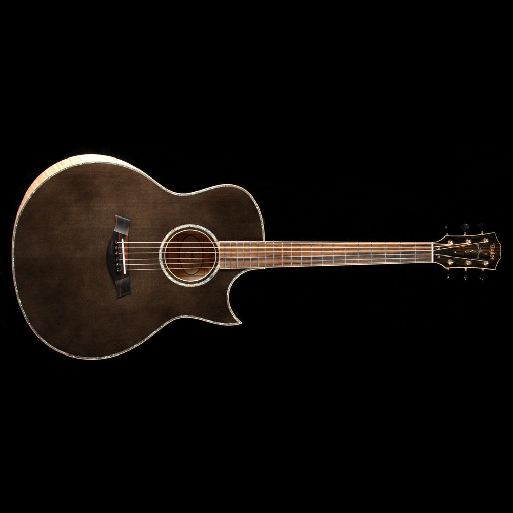 Taylor Custom Shop Grand Symphony Florentine Acoustic Transparent Black — 2