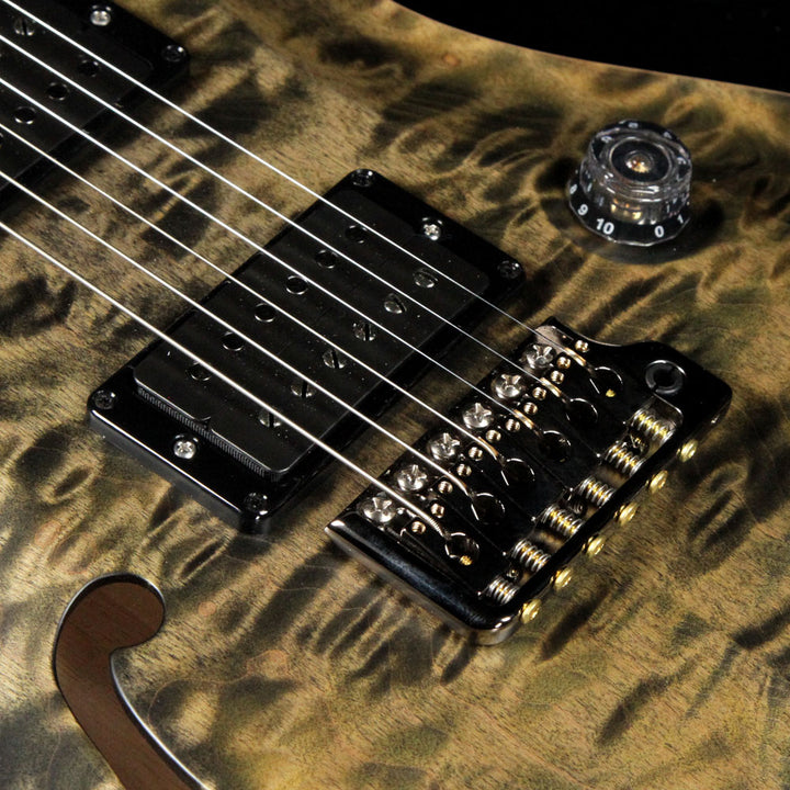 PRS Custom 24 Semi-Hollow 10-Top Obsidian Matte 2017