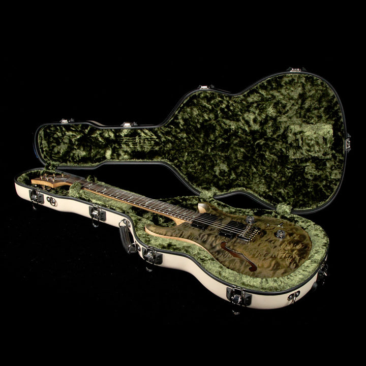 PRS Custom 24 Semi-Hollow 10-Top Obsidian Matte 2017