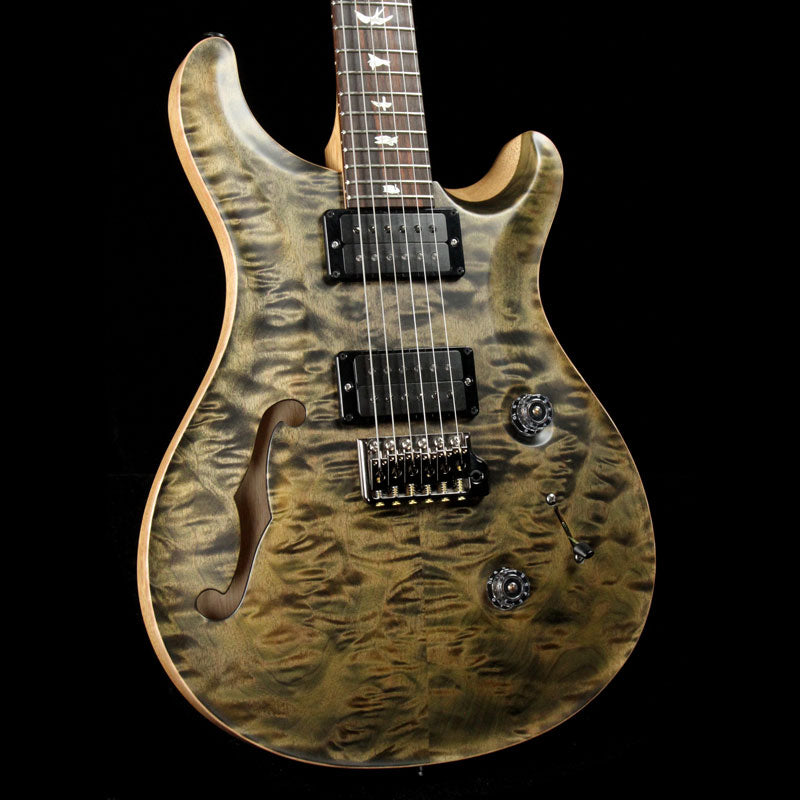 PRS Custom 24 Semi-Hollow 10-Top Obsidian Matte 2017 — 1