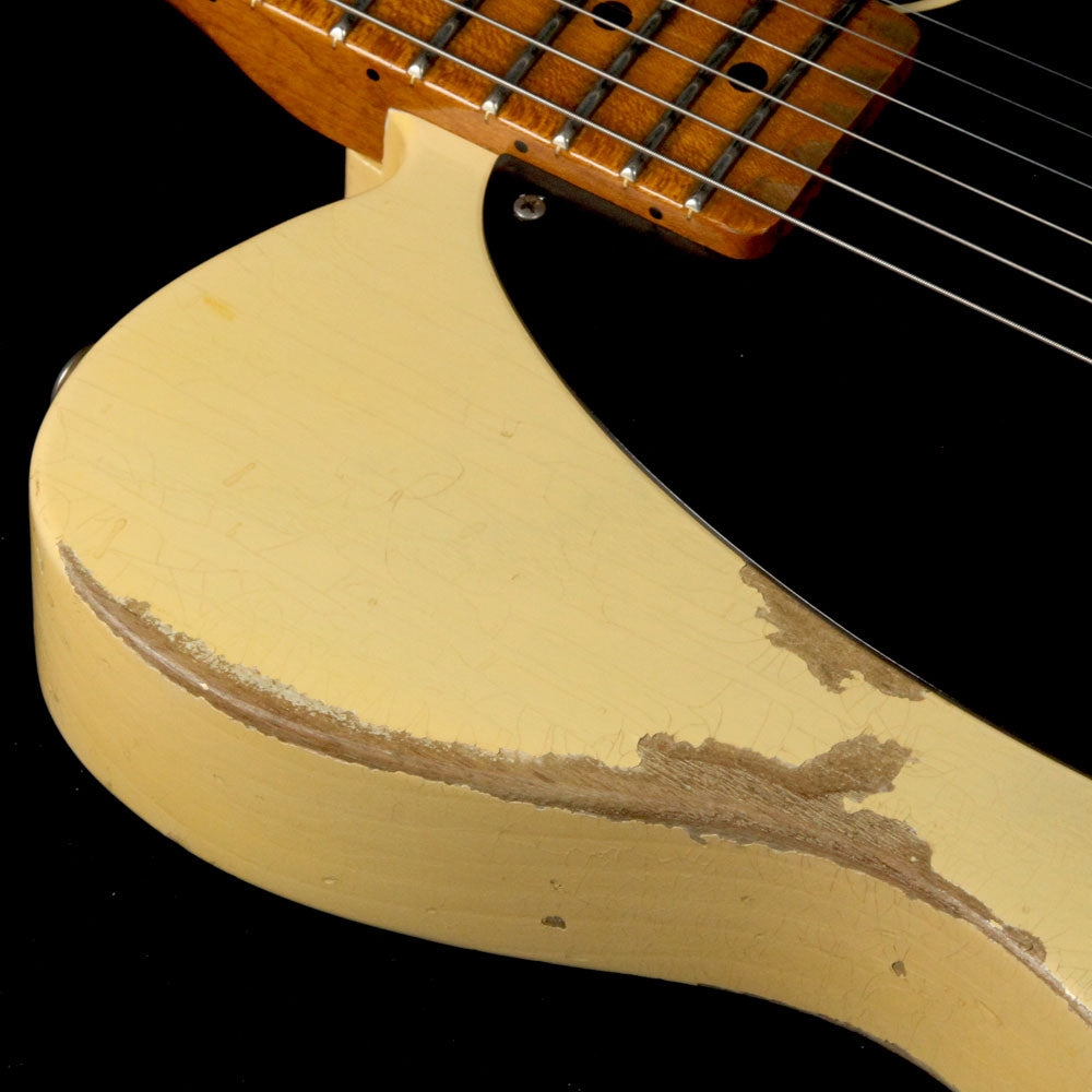 Fender Custom Shop 1953 Esquire Heavy Relic Roasted Ash Top-Loader Faded Nocaster Blonde — 5