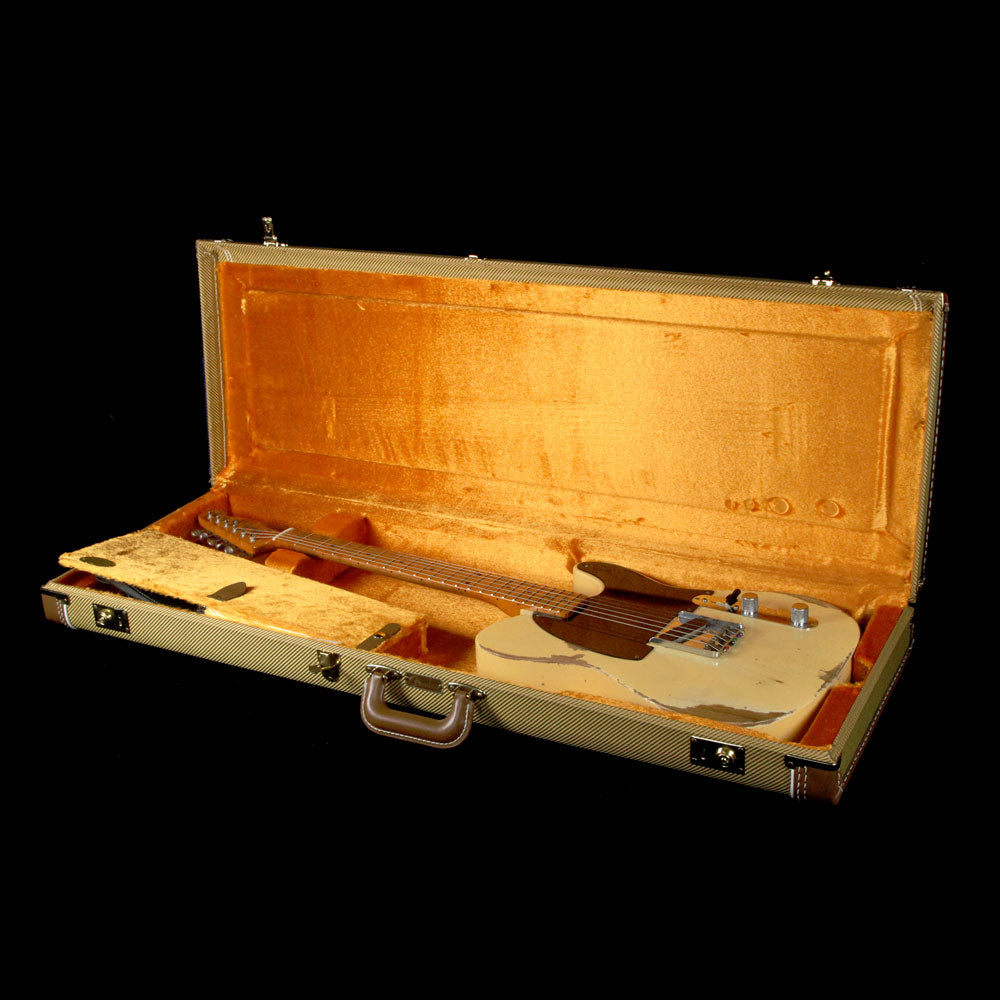 Fender Custom Shop 1953 Esquire Heavy Relic Roasted Ash Top-Loader Faded Nocaster Blonde — 9