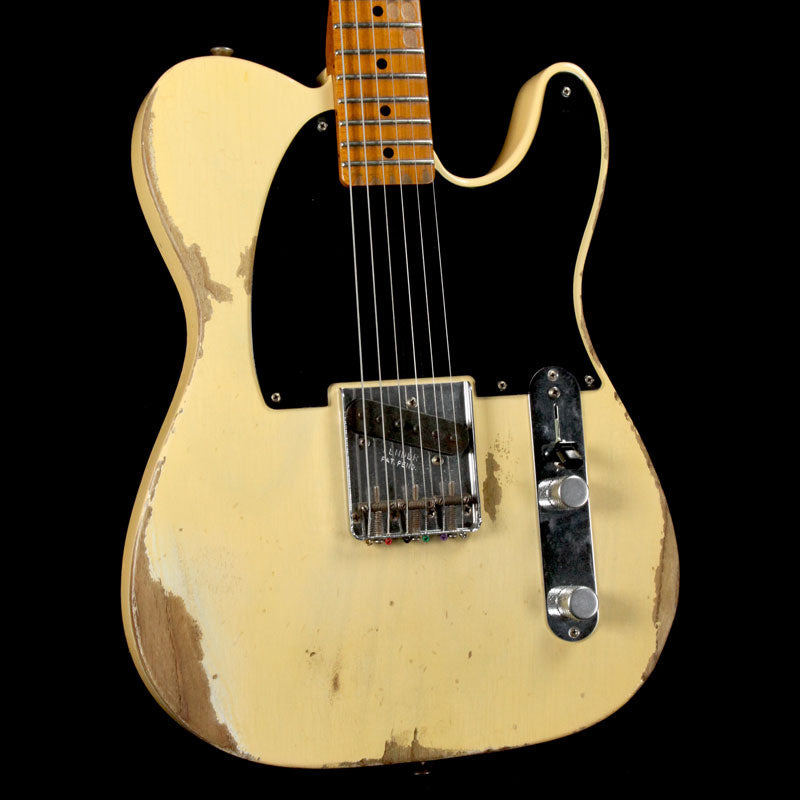 Fender Custom Shop 1953 Esquire Heavy Relic Roasted Ash Top-Loader Faded Nocaster Blonde — 1