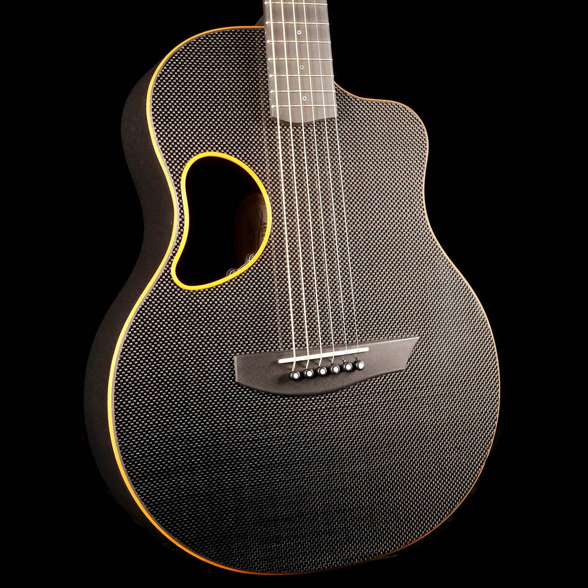 McPherson Touring Carbon Fiber Acoustic-Electric Orange Binding — 5
