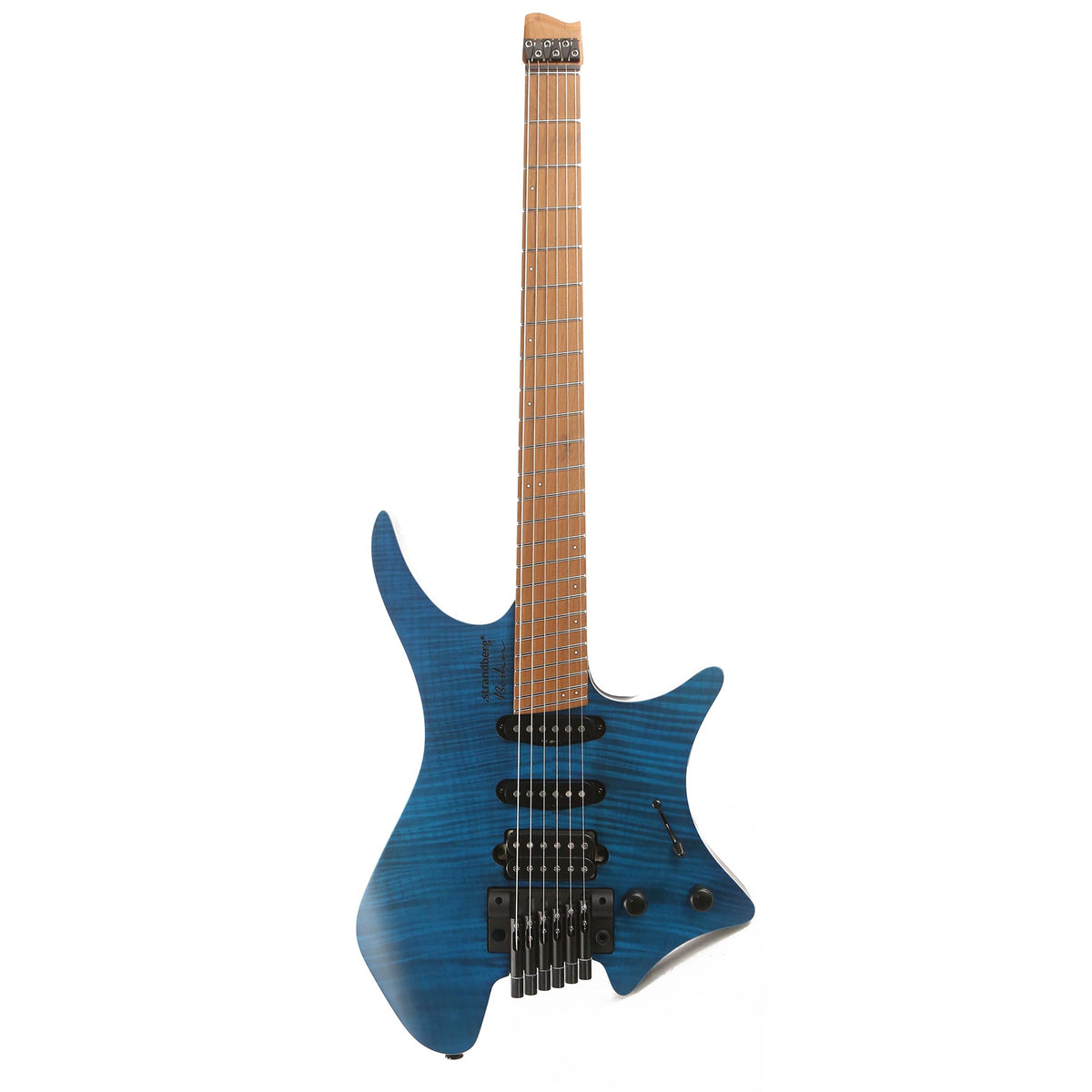 Strandberg Boden Standard 6 Trem Flame Top Blue — 2