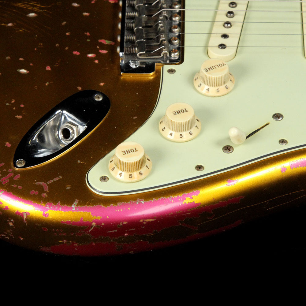 Fender Custom Shop '60 Stratocaster Masterbuilt Jason Smith Frost Gold/Pink Paisley Heavy Relic 2015 — 8