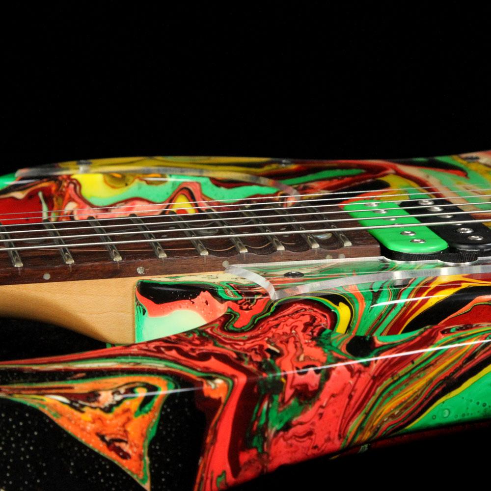 Ibanez JEM2K Steve Vai Signature DNA Multicolor Swirl 2000 — 7