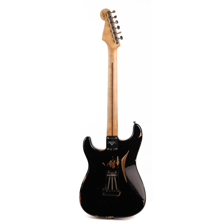 Fender Custom Shop ZF Stratocaster Heavy Relic Black Rosewood Fretboard Music Zoo Exclusive