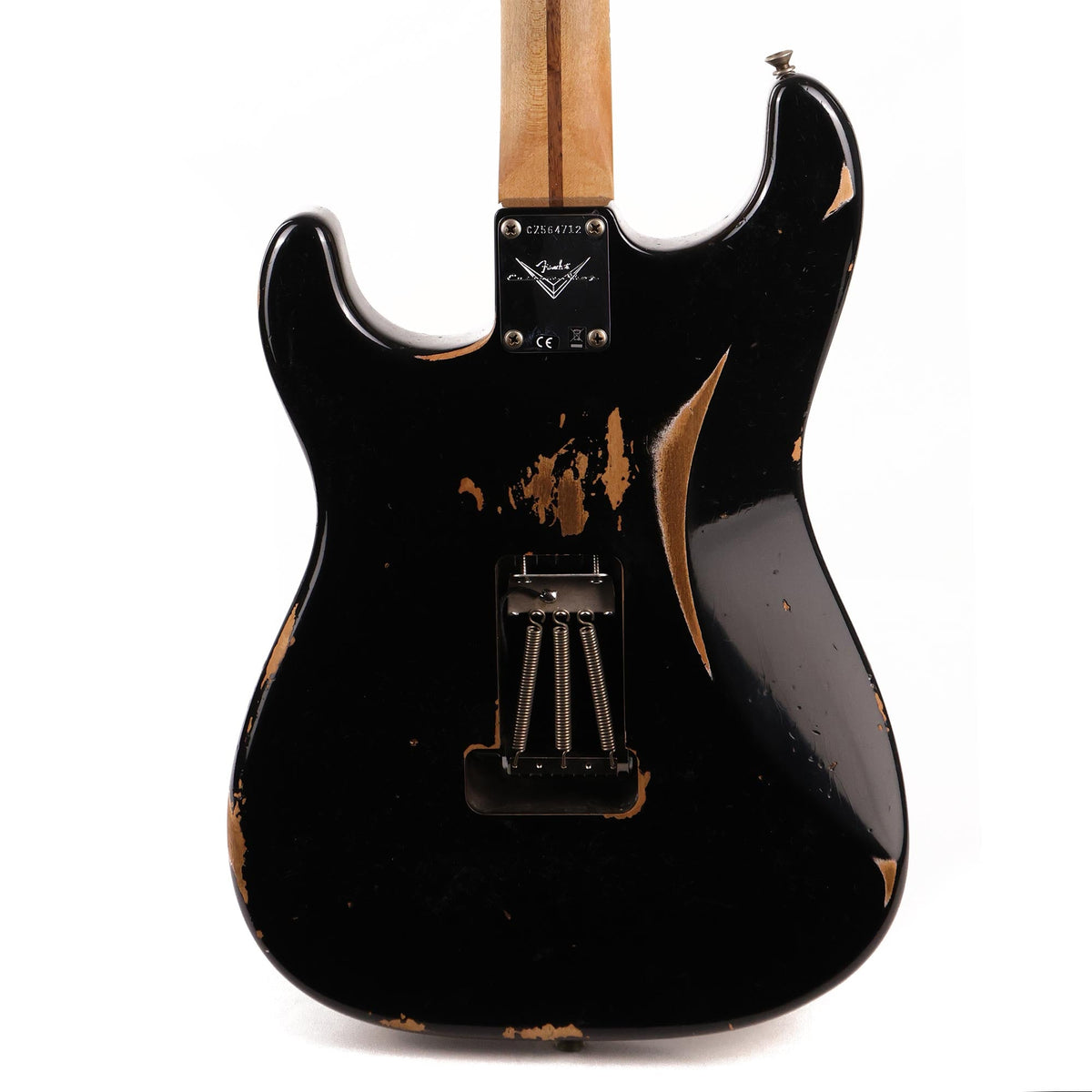 Fender Custom Shop ZF Stratocaster Heavy Relic Black Rosewood Fretboard Music Zoo Exclusive — 6