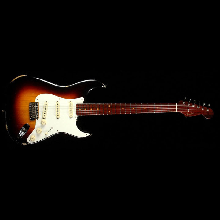 Fender Custom Dual Mag Stratocaster Relic Wide Fade 3-Tone Sunburst 2017 NAMM Limited