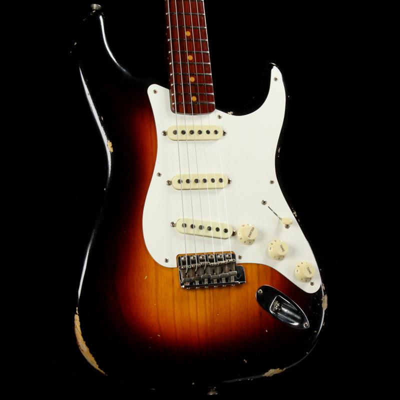 Fender Custom Dual Mag Stratocaster Relic Wide Fade 3-Tone Sunburst 2017 NAMM Limited — 1