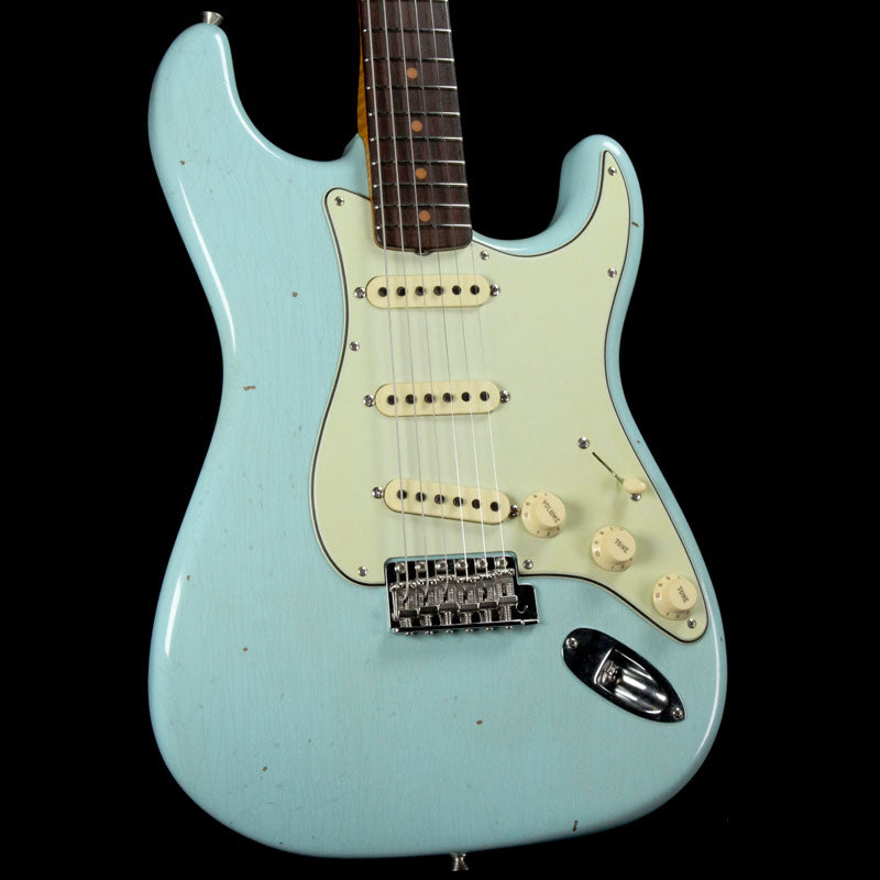 Fender Custom Shop Vintage Custom 1959 Stratocaster Journeyman Relic Aged Daphne Blue 2018 NAMM LTD — 1