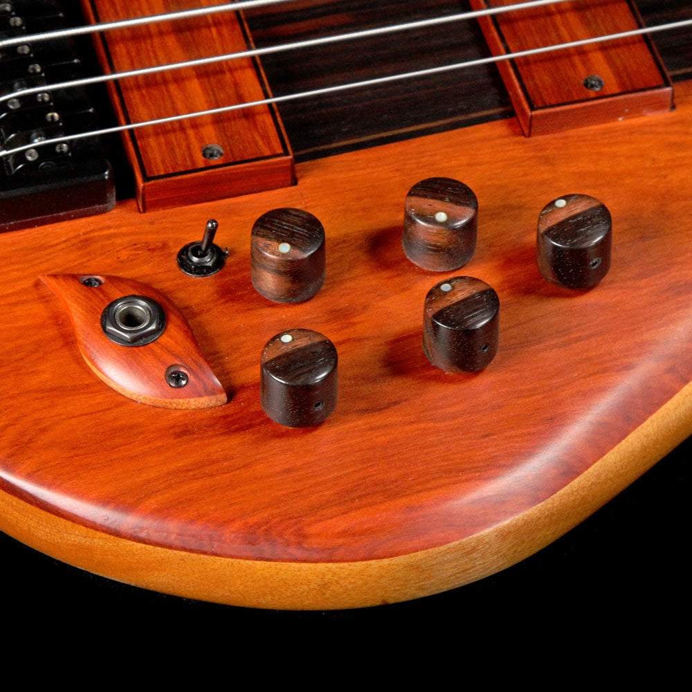 Hilton Reverse Scroll 5-String Electric Bass Natural — 6