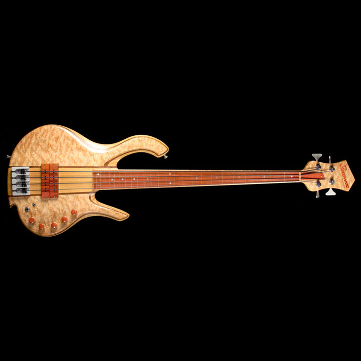 Mike Browne Design Gnome Fretless 4 Bass Guitar Natural 2009
