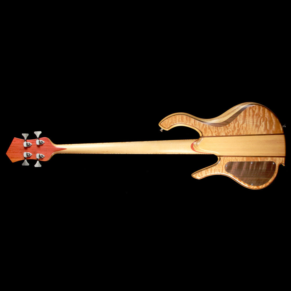 Mike Browne Design Gnome Fretless 4 Bass Guitar Natural 2009 — 3