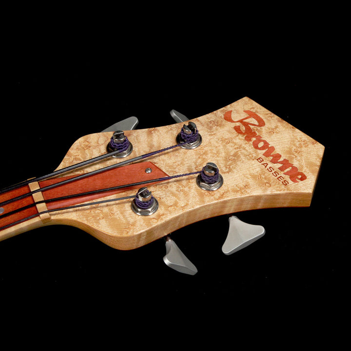 Mike Browne Design Gnome Fretless 4 Bass Guitar Natural 2009
