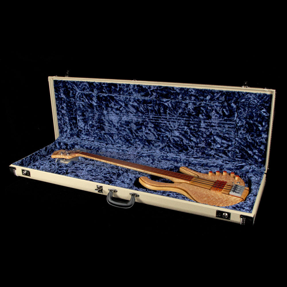 Mike Browne Design Gnome Fretless 4 Bass Guitar Natural 2009 — 7