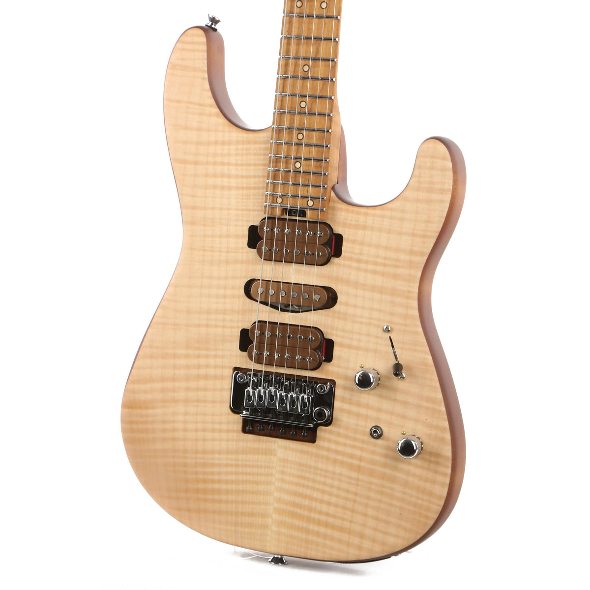 Charvel Guthrie Govan Signature HSH Flame Top Natural Used — 7