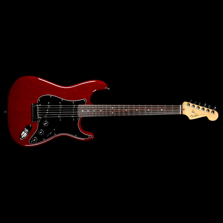 Fender American Deluxe Stratocaster Wine Red Transparent 2012