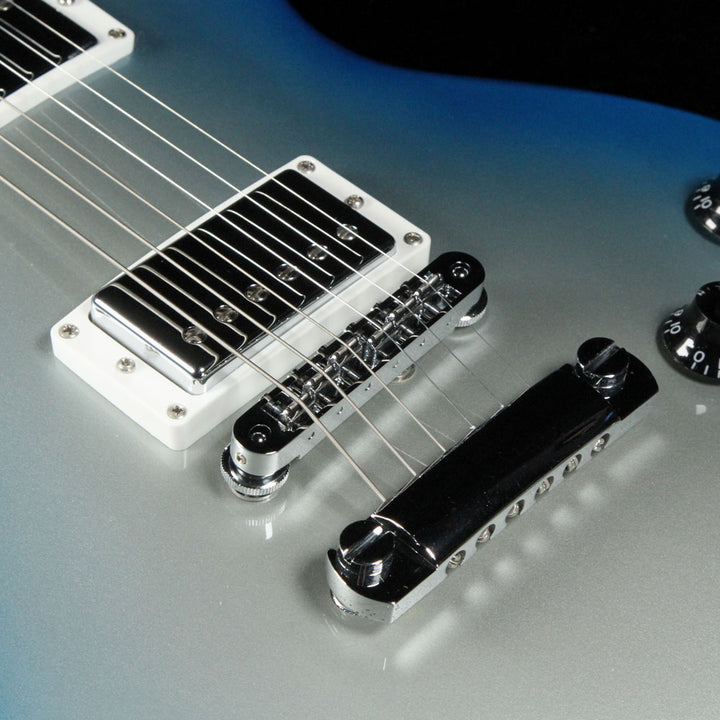 Used 2007 Gibson Robot Guitar Les Paul Electric Guitar Blue Silverburst