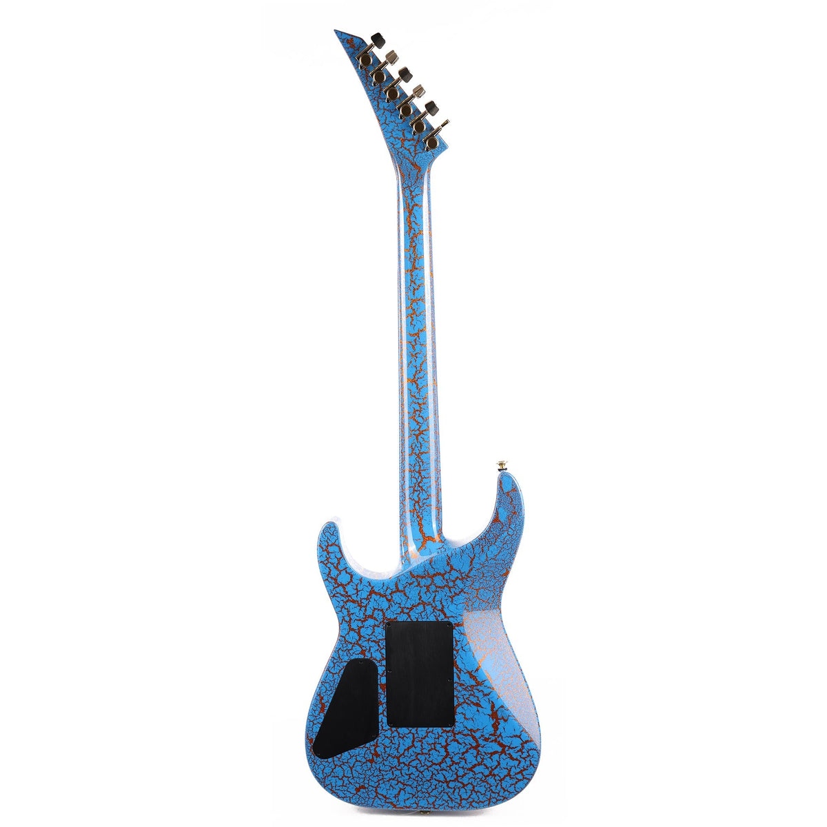 Jackson Custom Shop SL2H-V Soloist Powder Blue over Orange Sparkle Crackle Music Zoo Exclusive — 3