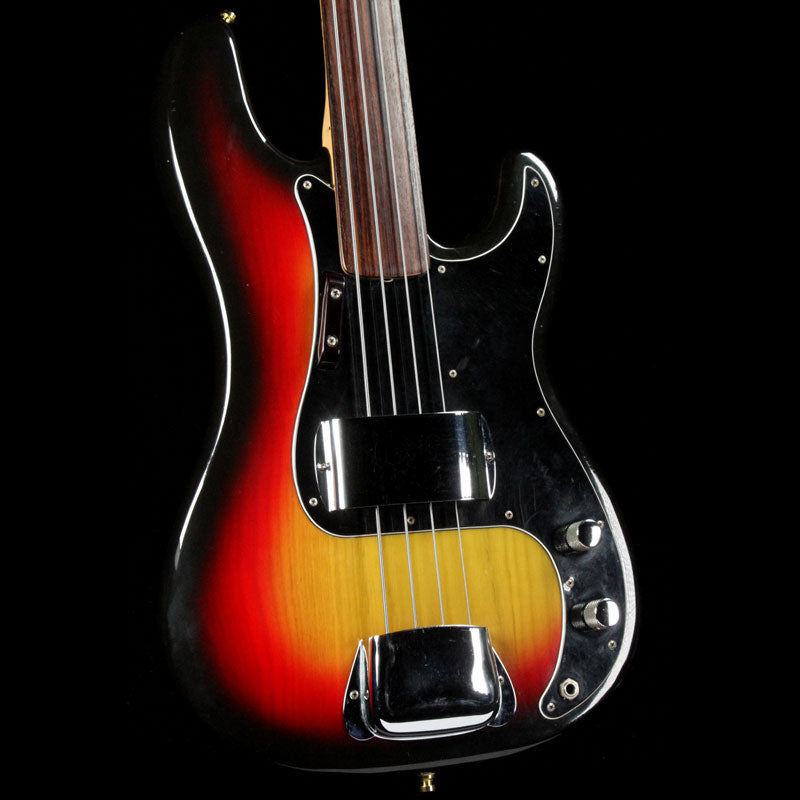 Klappe Seaside Varme Fender Precision Bass Fretless Sunburst 1978 | The Music Zoo