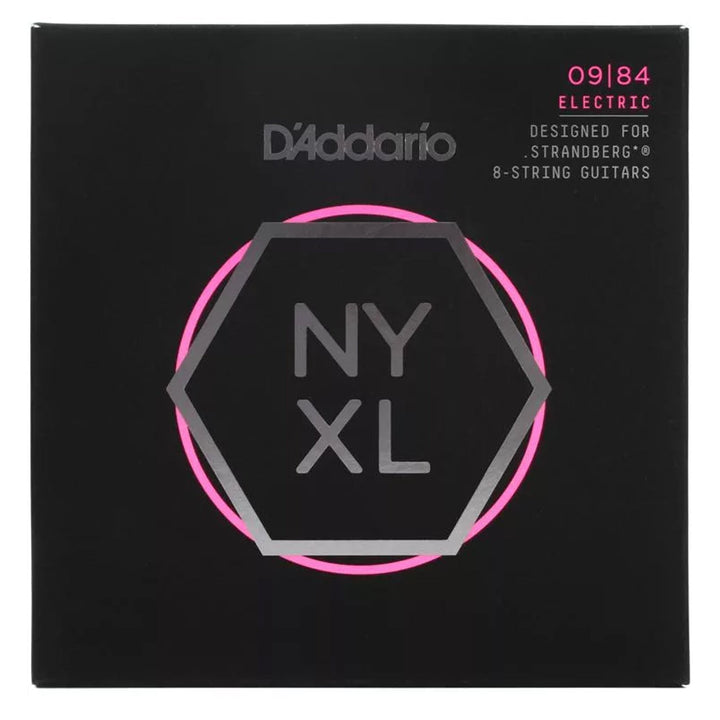 D'Addario NYXL0984SB Strandberg 8-String Set Super Light