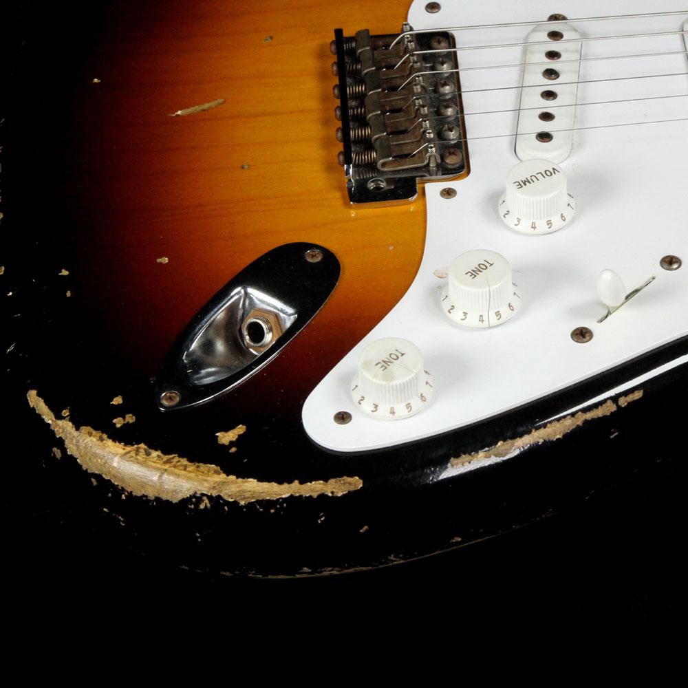 Fender Custom Shop 1954 Stratocaster Relic 60th Anniversary 2 Color Sunburst 2014 — 7