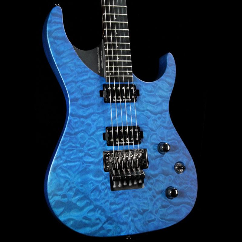 Washburn Parallaxe PXM10 Quilted Trans Blue | The Music Zoo