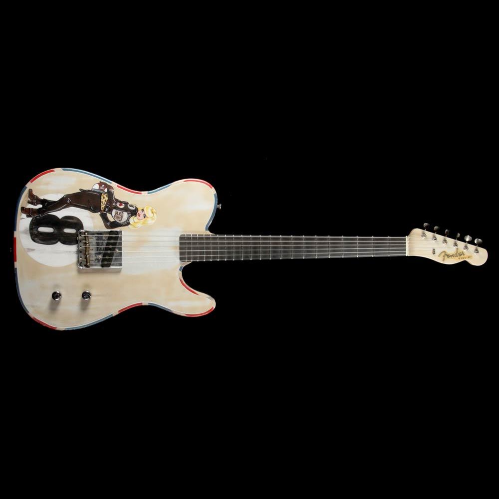 Fender Custom Shop Esquire Paul Waller Built 2009 NAMM Display Sara Ray Painted — 2