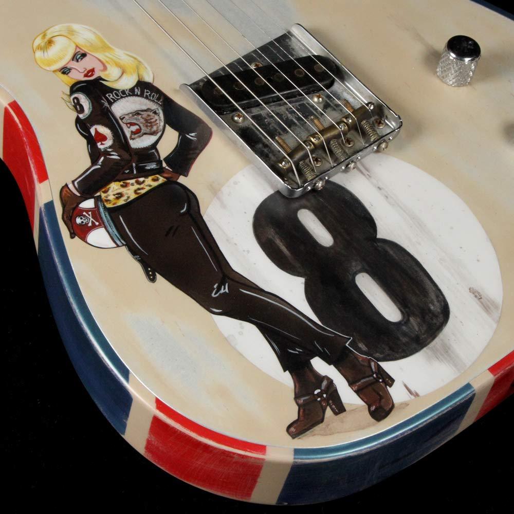 Fender Custom Shop Esquire Paul Waller Built 2009 NAMM Display Sara Ray Painted — 5