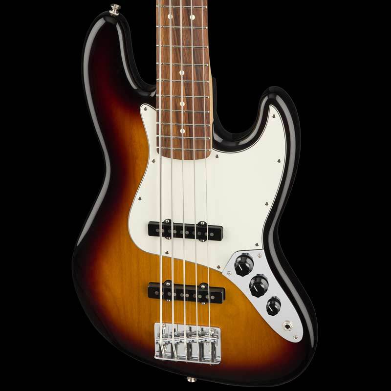 Fender Player Series Jazz Bass V 3 Color Sunburst | The Music Zoo