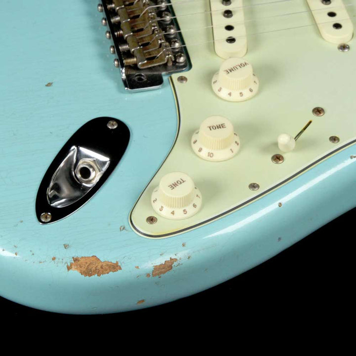 Fender Custom Shop 1960 Stratocaster Relic Aged Daphne Blue