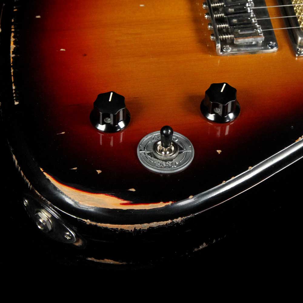 Wild Custom Guitars Wildmaster Foil Pickup Relic Sunburst — 6