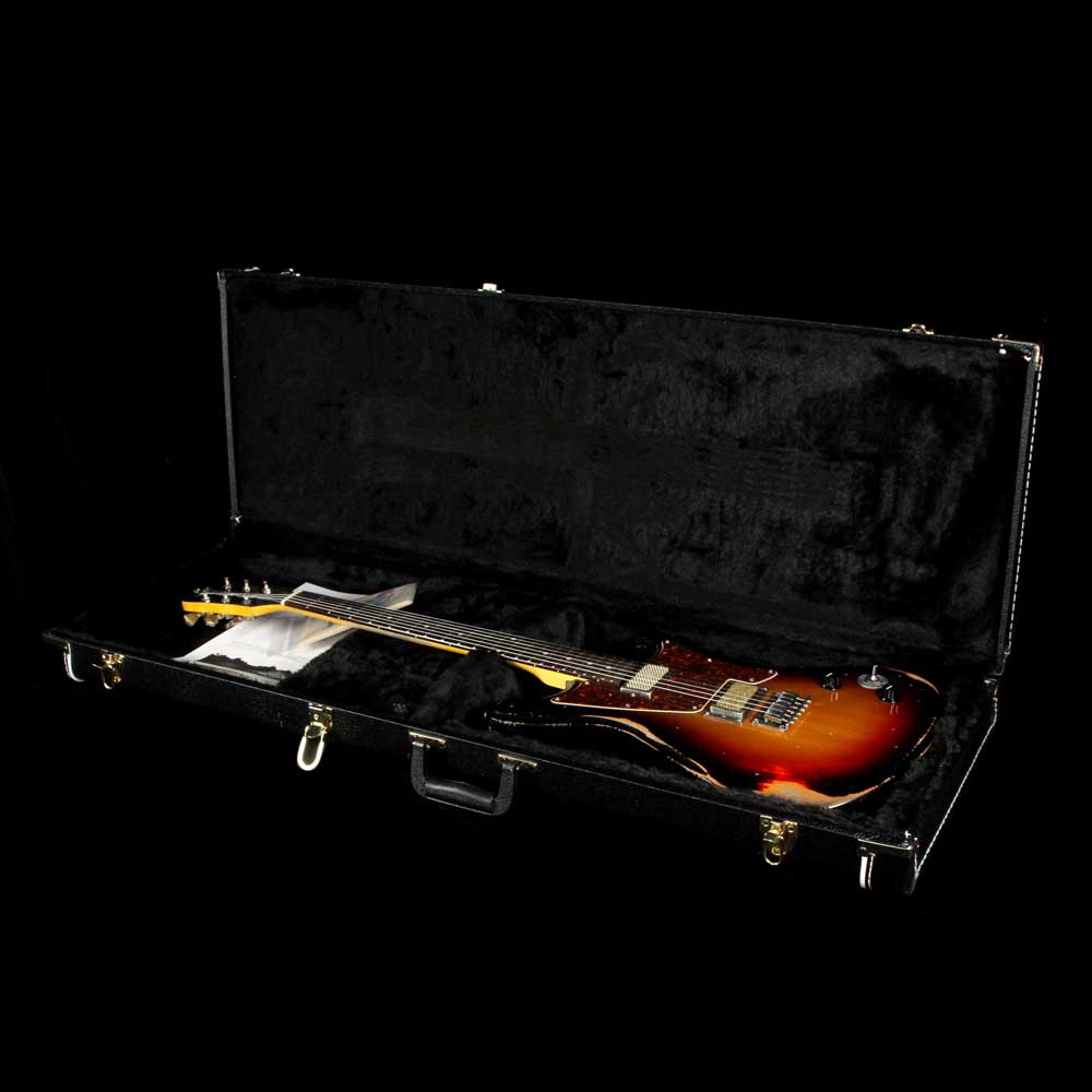 Wild Custom Guitars Wildmaster Foil Pickup Relic Sunburst — 9