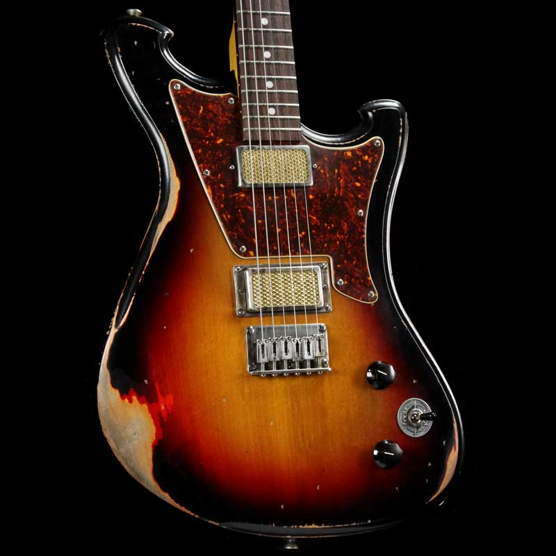Wild Custom Guitars Wildmaster Foil Pickup Relic Sunburst — 1