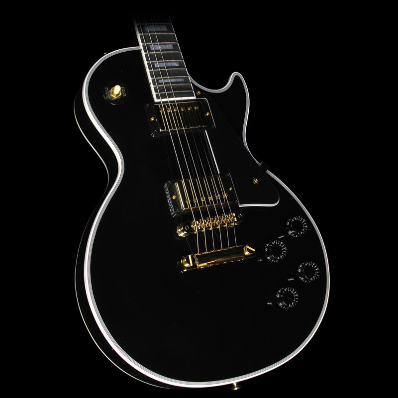Used 2016 Gibson Custom Shop Les Paul Custom Electric Guitar Ebony — 1