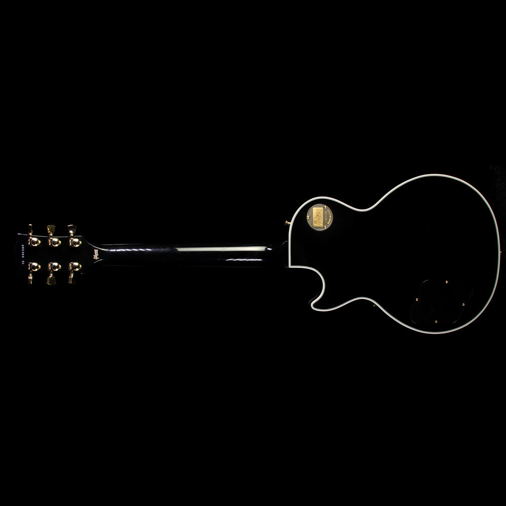 Used 2016 Gibson Custom Shop Les Paul Custom Electric Guitar Ebony — 3