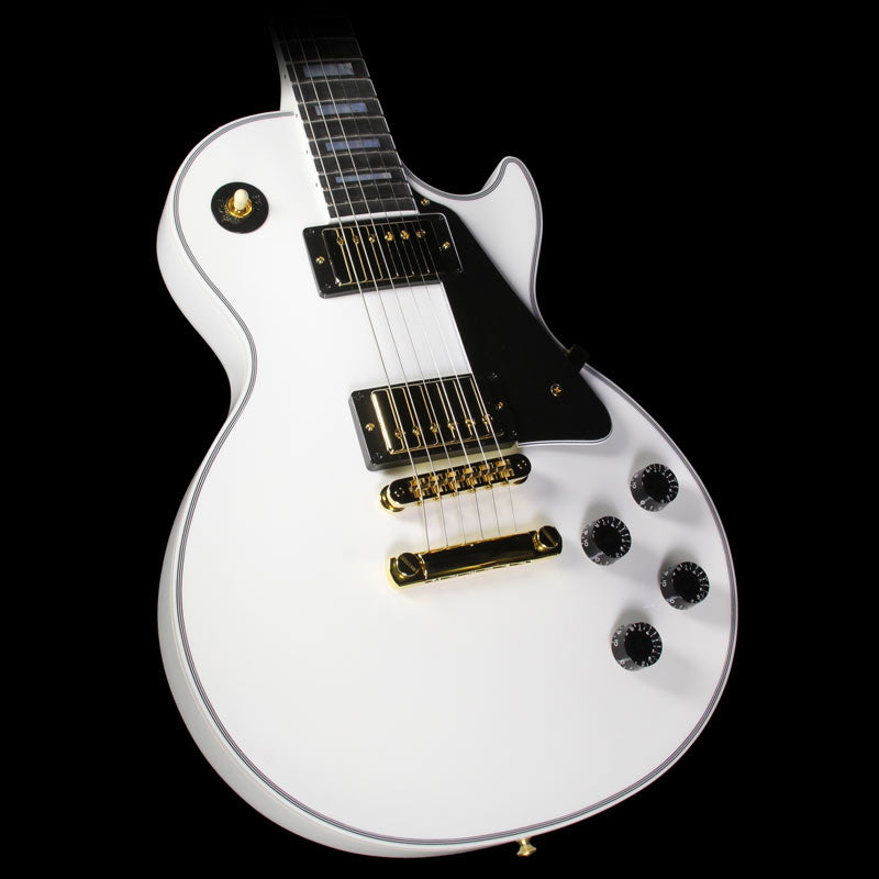 Gibson Custom Shop Les Paul Custom Electric Guitar Alpine White — 1