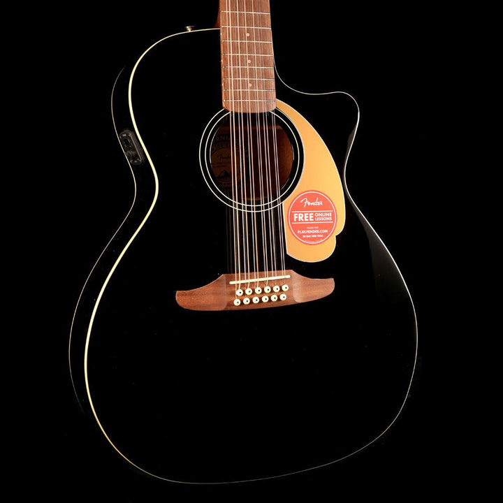 Fender California Player Villager SCE 12 String Acoustic-Electric Black
